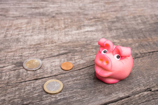 istock Luck pig of marzipan with coins 829667570