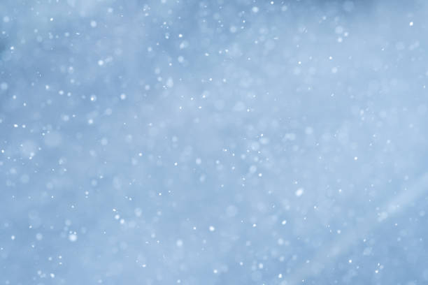 istock Abstract white snowflakes in winter 829669750