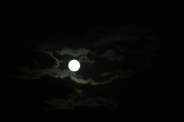 moon - full moon audio stock-fotos und bilder