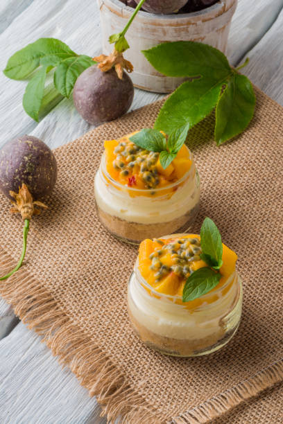 istock Desert with yogurt and passion fruit 829700076