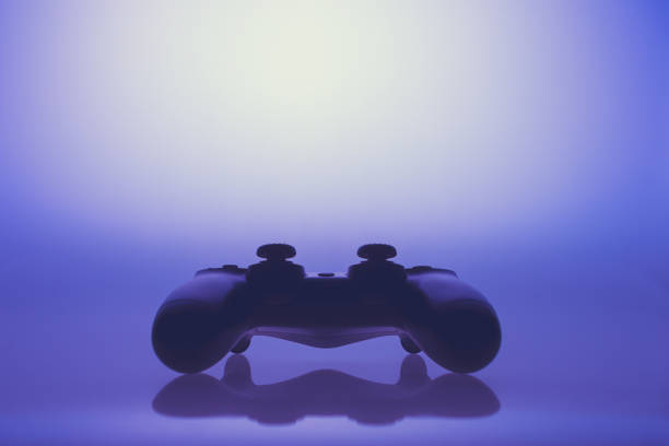 istock Artistic display of a joystick for video gaming 829742458