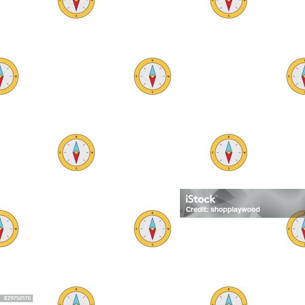 Vector Compass Pattern Compass Pattern Vector Stock Illustration - Download Image Now - Arrow ...