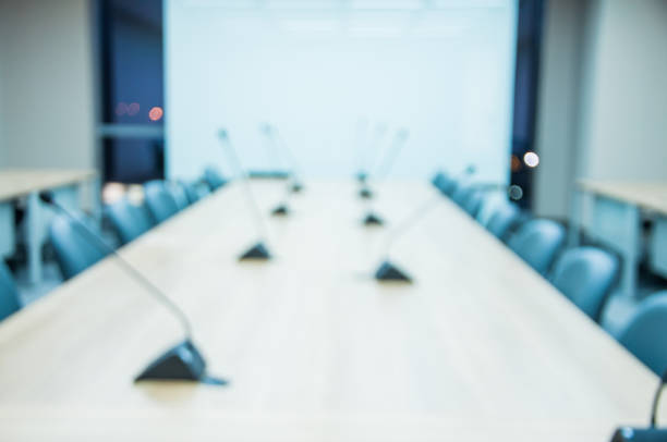 istock Blur office business meeting room. 829753554