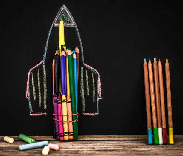 istock back to school rocket out of pencils 829756884