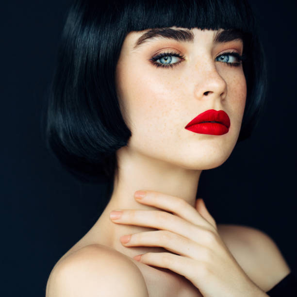 istock Beautiful woman with make-up 829757100