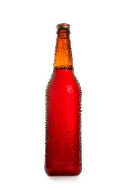 istock Wet bottle of red cherry beer 829761206
