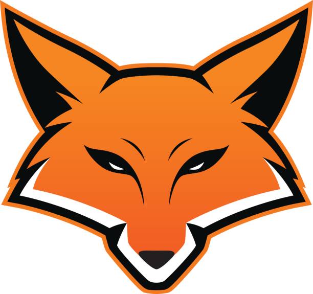 Fox head mascot Clipart picture of a fox head cartoon mascot logo character fox stock illustrations