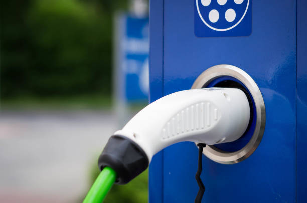 istock Electric car charging station 829771804