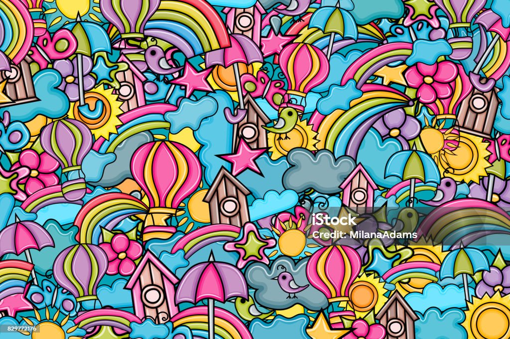Help Doodle Background Doodle Background Design Cute