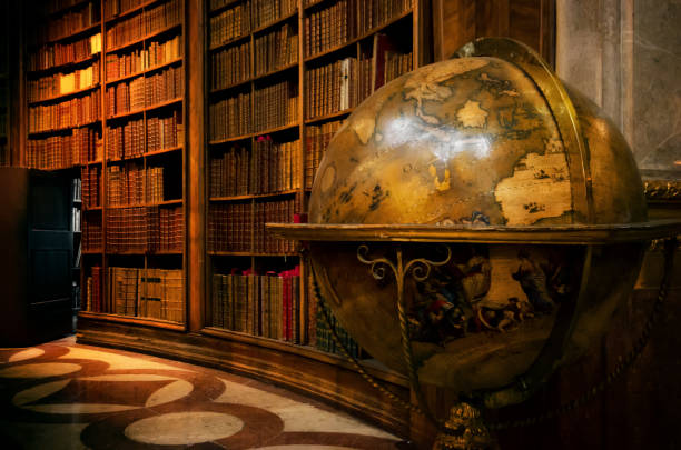 Vienna, Austrian National Library stock photo