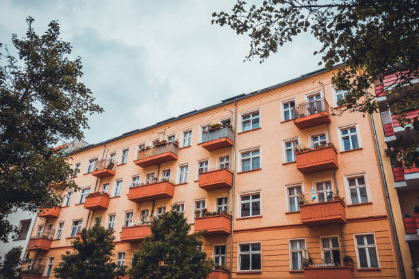 istock orange apartment house at berlin 829775354