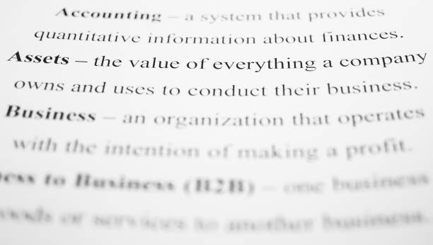 istock Closeup of popular business-related terms and definitions 829794320