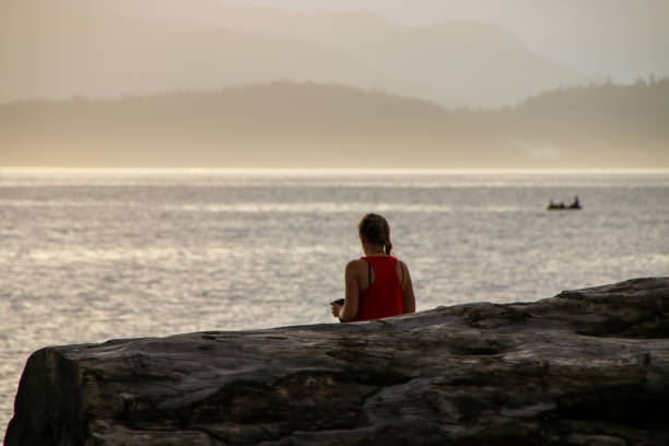 istock Woman on Beach in Vancouver 829797720