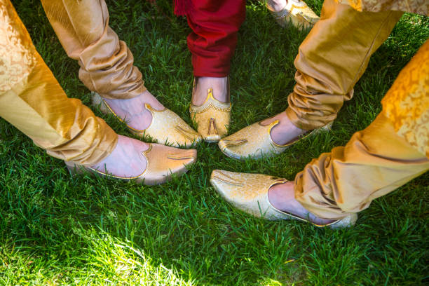 Indian Bridal Man yeallow shoes