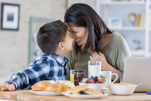 istock Mom and son share a healthy breakfast 829916704
