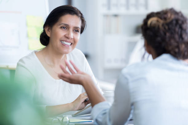 istock Attentive executive meets with employee 829917230