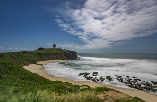 Mavericks Beach in Princeton Princeton California at Half Moon Bay mavericks california stock pictures, royalty-free photos & images