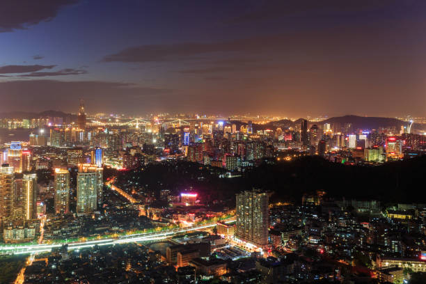 istock Xiamen City Night Scene 830015718
