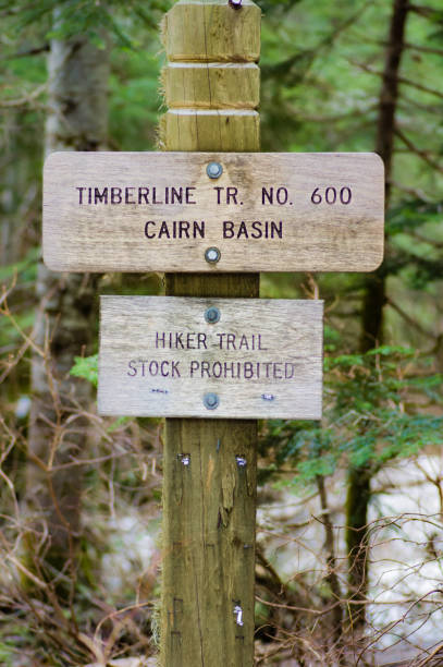 istock Sign post for trail 600 Cairn Basin 830039510