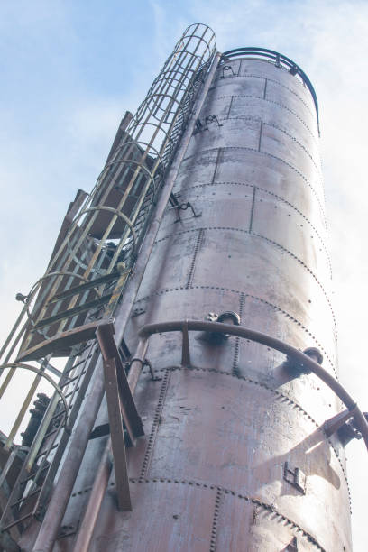 istock old gas refining factory gasworks - Stock image 830039902