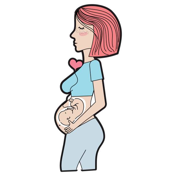 istock woman pregnancy with healthy baby 830048150