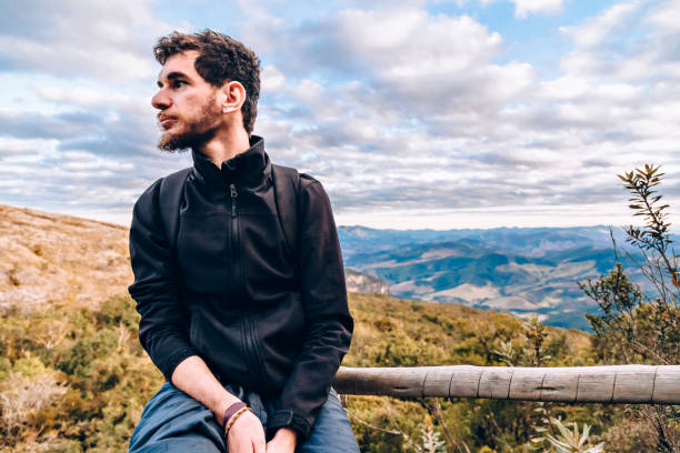 istock Young man in the nature 830067232