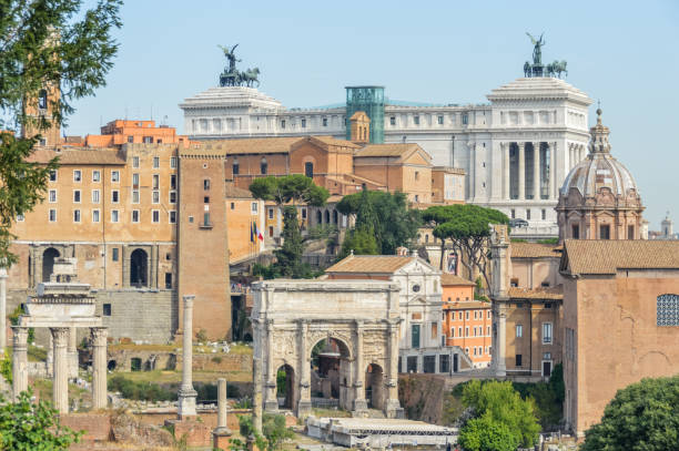 istock Ancient Roman Forum - Rome, Italy 830072550
