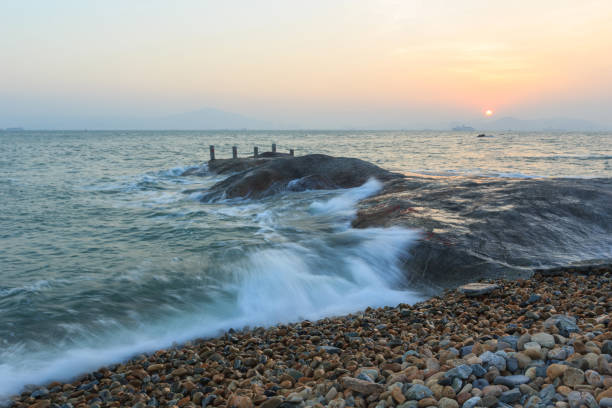 istock Xiamen Huandao Road Seascape Sunset 830086506