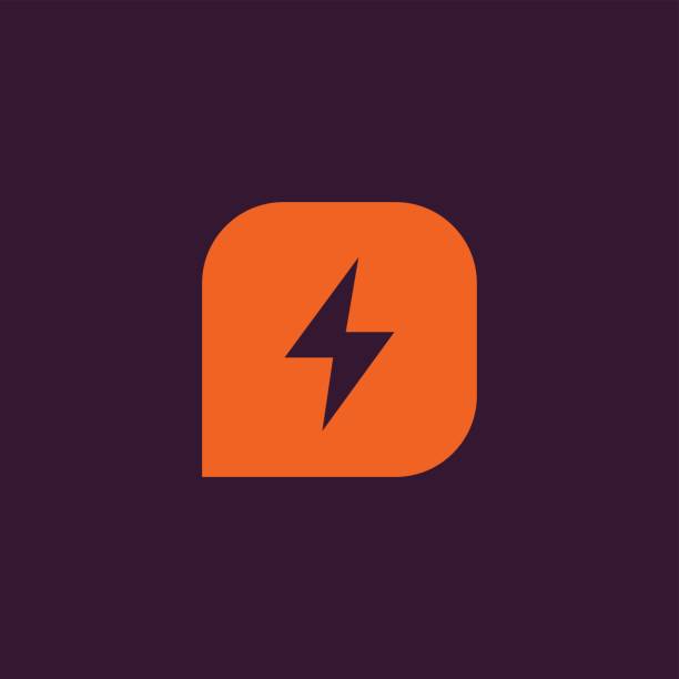ikona wektora thunder, logo wektora firmy lub symbol thunderbolt - fuel and power generation flash stock illustrations