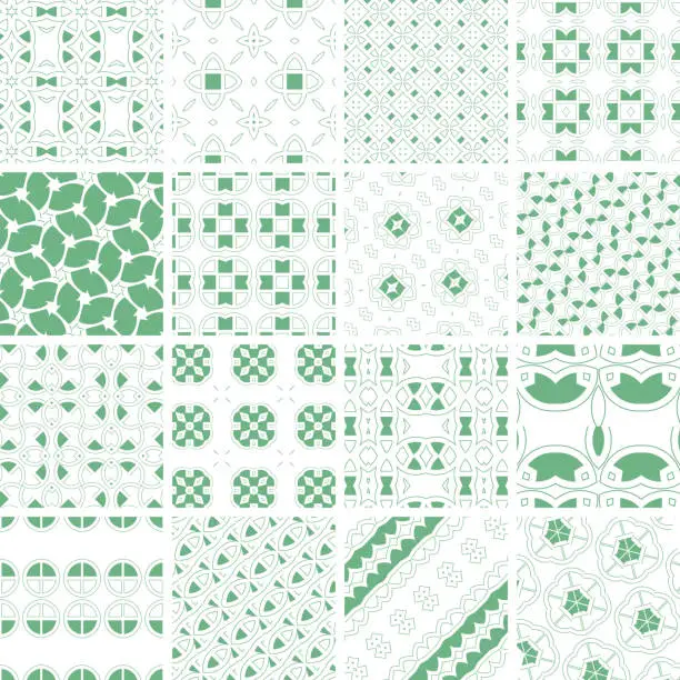 Vector illustration of Seamless Pattern Collection
