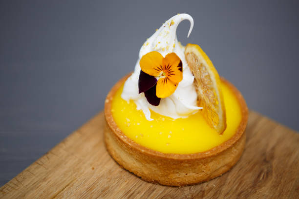 istock Yummy lemon cup cakes for dessert in cafe 830159442