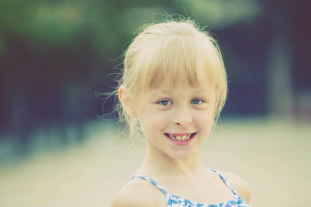 istock Closeup happy little girl 830194228