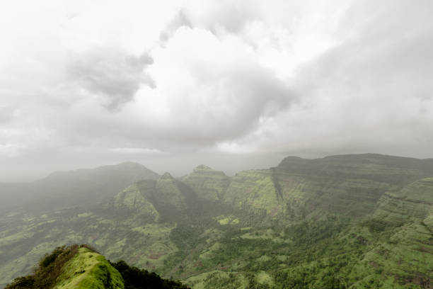 istock Hills of Matheran on a cloudy day 830201062