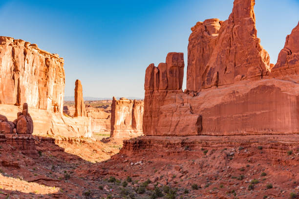 istock Courthouse Towers in Arches National Park, Utah 830247602