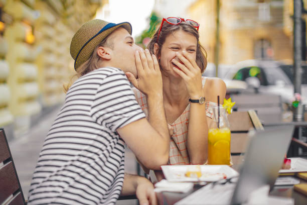istock Young couple in the city 830278002