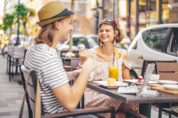 istock Young couple in the city 830284620