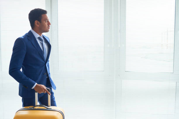 istock Handsome Entrepreneur at Modern Airport 830297014