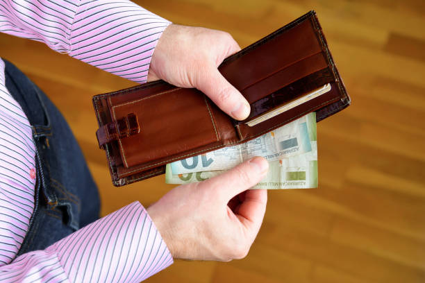 istock Azerbaijani money in a purse 830299144