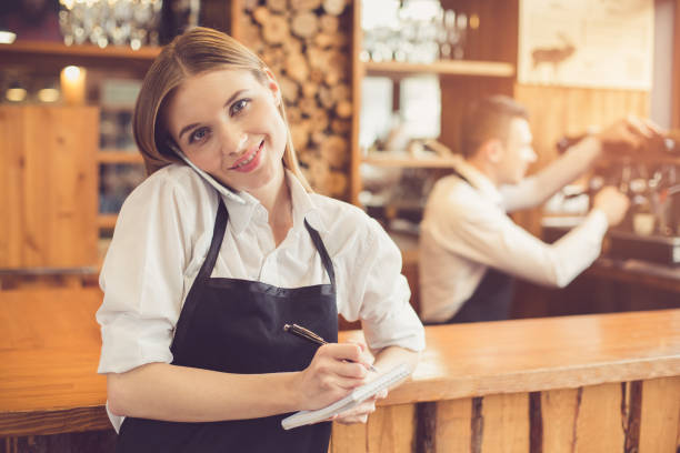 istock Concept for professional barista in coffee shop 830304770
