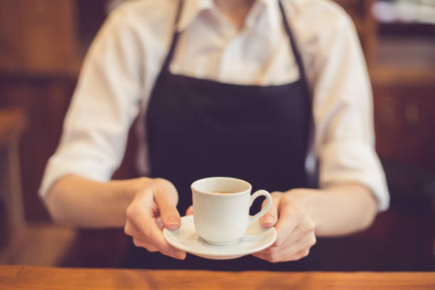 istock Concept for professional barista in coffee shop 830305454