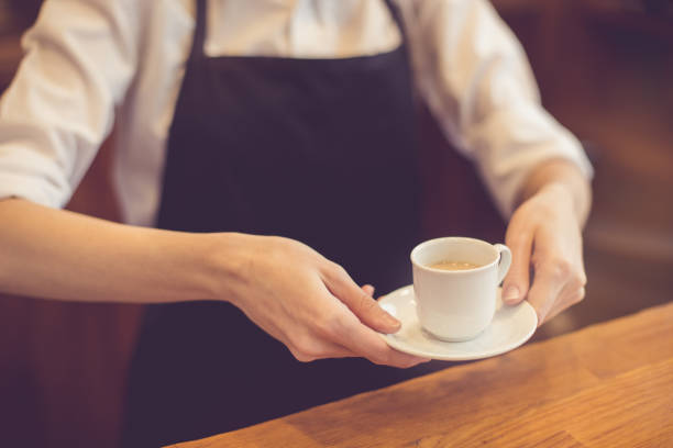 istock Concept for professional barista in coffee shop 830305554