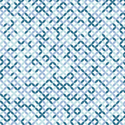 White or Blue ceramic wall and floor tiles abstract background. Design geometric mosaic texture for the decoration of the bedroom. Simple seamless pattern for backdrop advertising banner poster or web