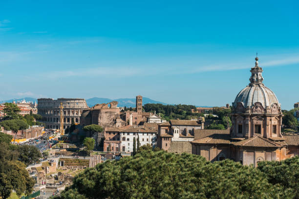 istock View of Historical landmarks in Rome, Italy 830485914