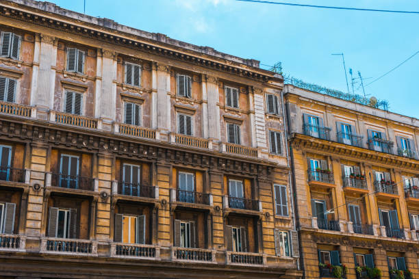 istock old fashioned apartment houses at italy 830486606