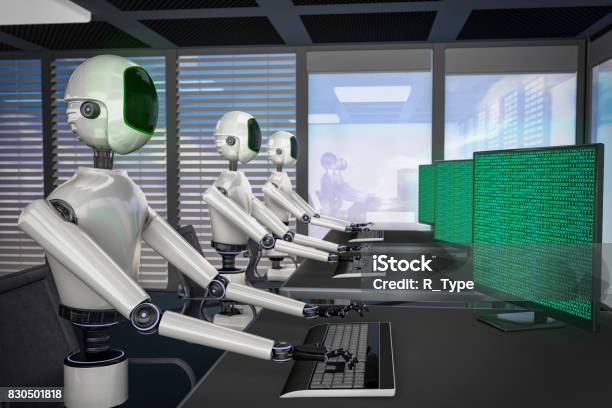 We Are The Robots Stock Photo - Download Image Now - Announcement Message, Artificial, Automatic