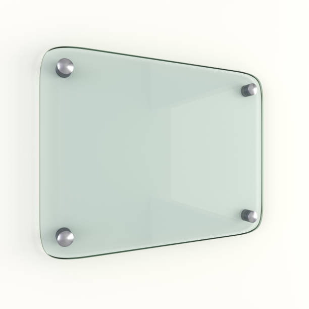 istock Glass plate mock up. 3d illustration 830502450