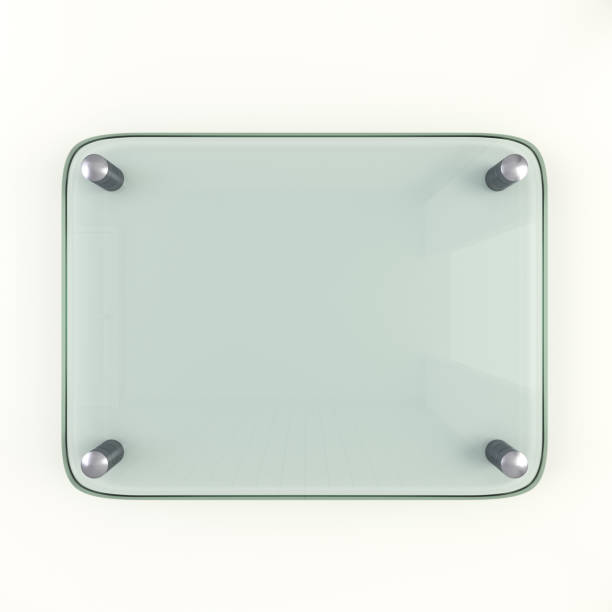 istock Glass plate mockup. 3d illustration 830502624