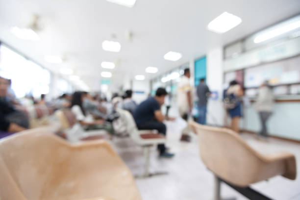 Blurred background of patient waiting for see doctor in the hospital. Blurred background of patient waiting for see doctor in the hospital. medical office lobby stock pictures, royalty-free photos & images