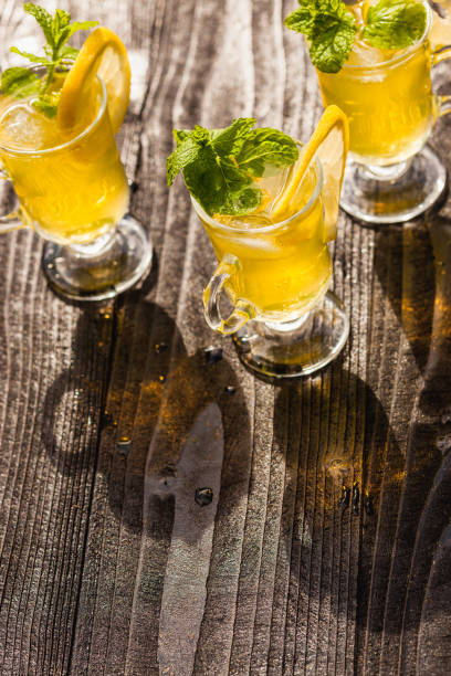 istock Yellow drinkscold, lemon, table, nobody, green, bacardi, white, liquid, sweet, beverage, drink, vodka, lime, leaf, yellow, cup, orange, celebration, straw, slices, summer, alcohol, iced, ice, citrus, tea, cocktail, sangria, healthy, cool, rum, fruity, jui 830517574