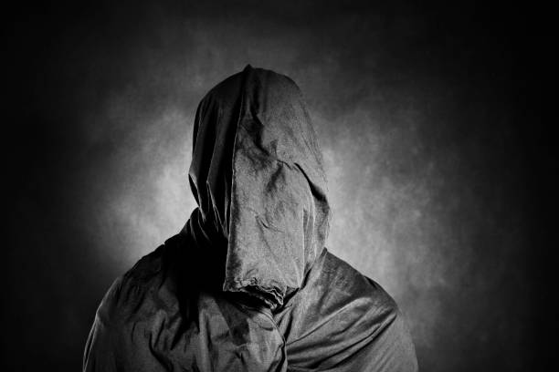istock Ghostly figure in the dark 830545494